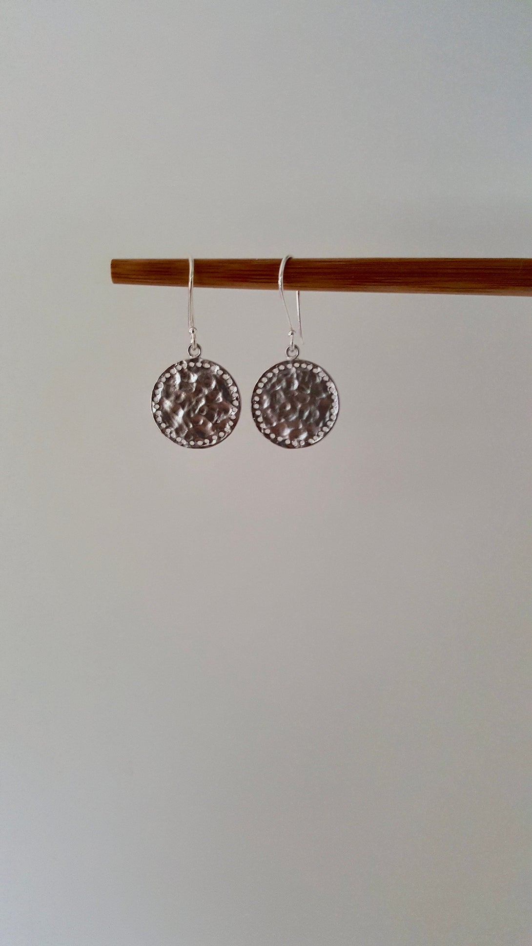 Hammered Coin Earrings