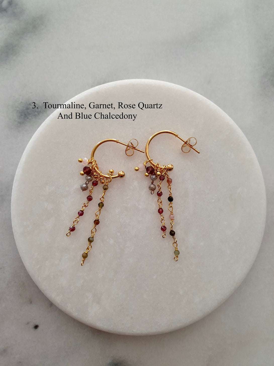 Chain Earrings, Gemstone Hoops, Cluster Earrings, Stud Hoops