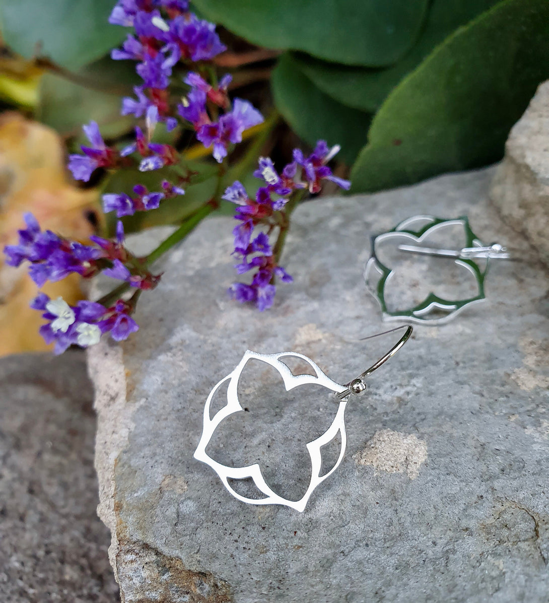 Lotus Earrings, Symbolic Jewellery