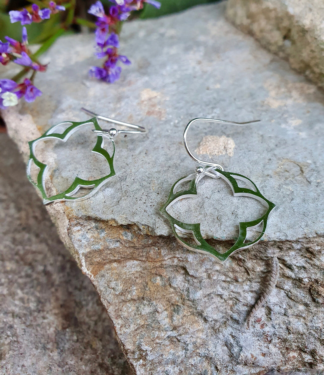 Lotus Earrings, Symbolic Jewellery