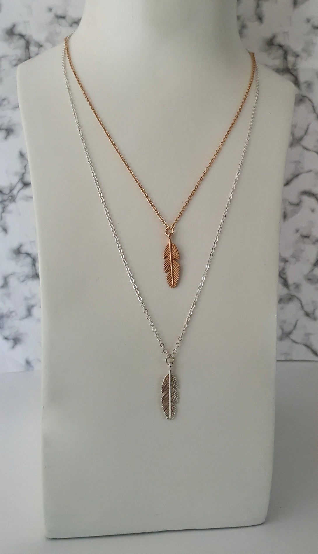 Long Leaf Sweater Necklace