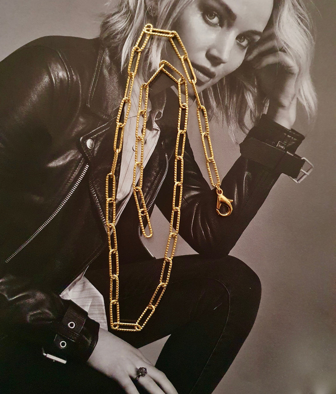 Gold Chunky Chain Necklace