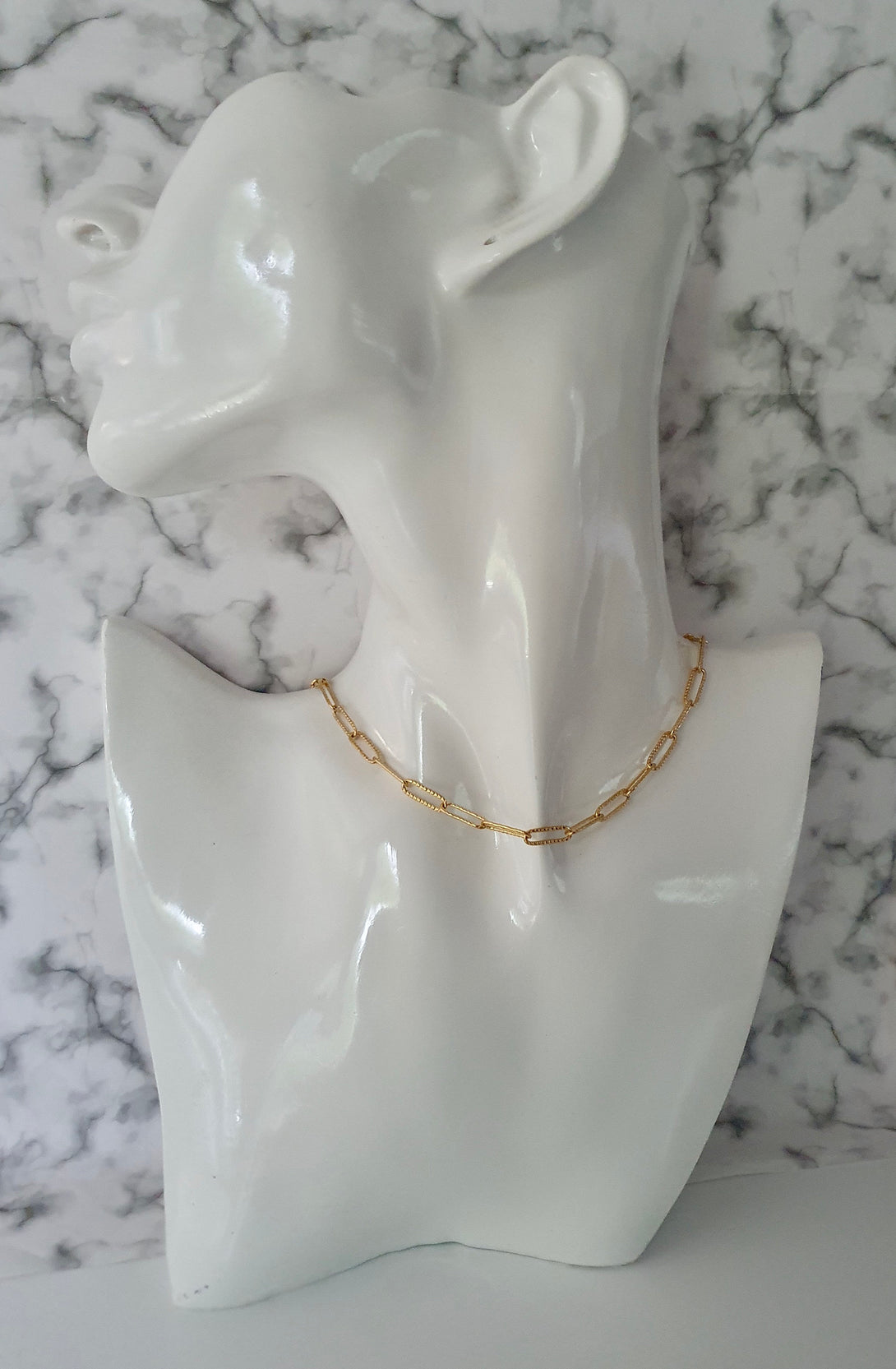 Gold Chunky Chain Necklace