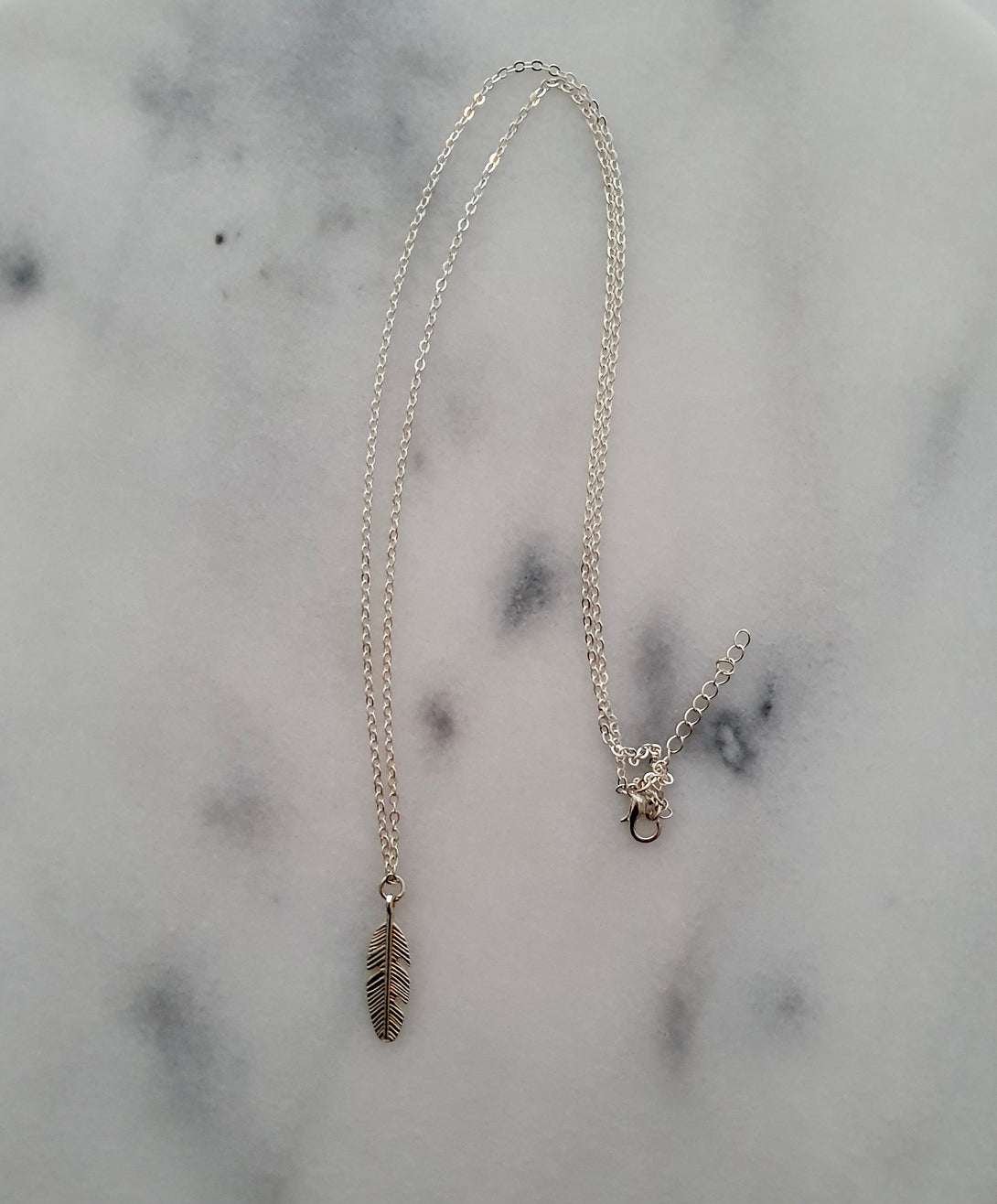 Long Leaf Sweater Necklace