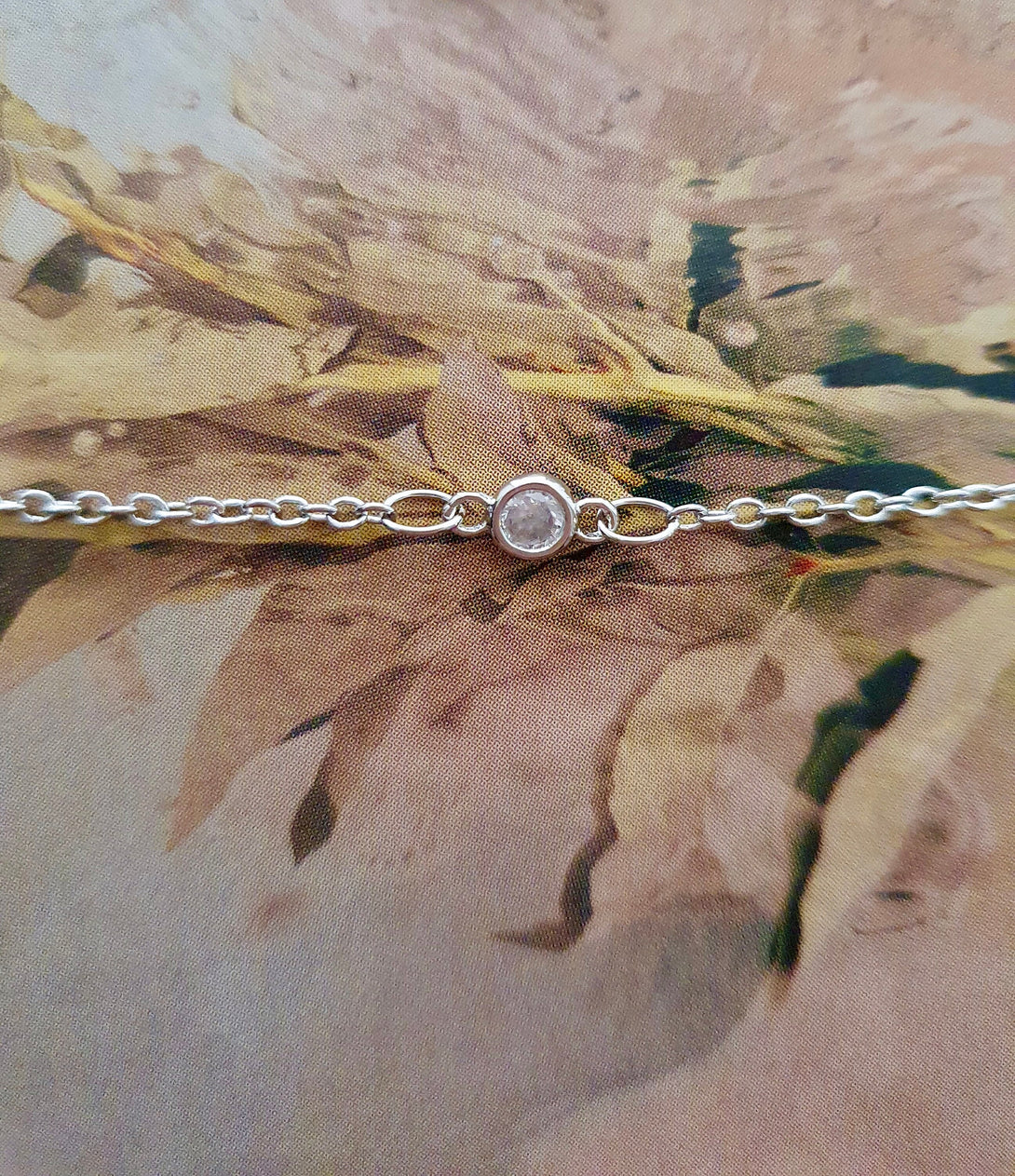 Dainty Diamond Station Bracelet