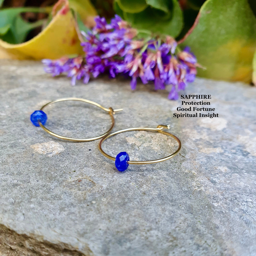 Gemstone Hoops, Birthstone Jewellery, Crystals That Heal