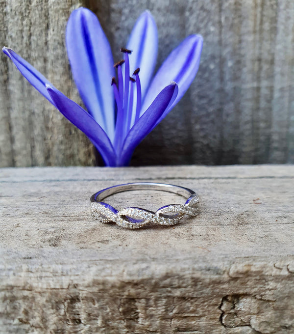 Sterling Silver Infinity, Promise Ring