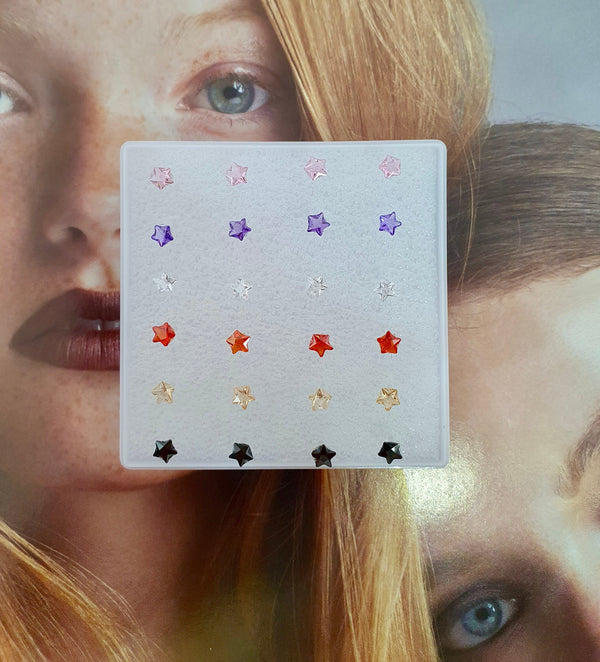 Single Hypoallergenic Flexible Bioplast Star Studs, Tragus, Helix, Cartilage, Body Jewellery