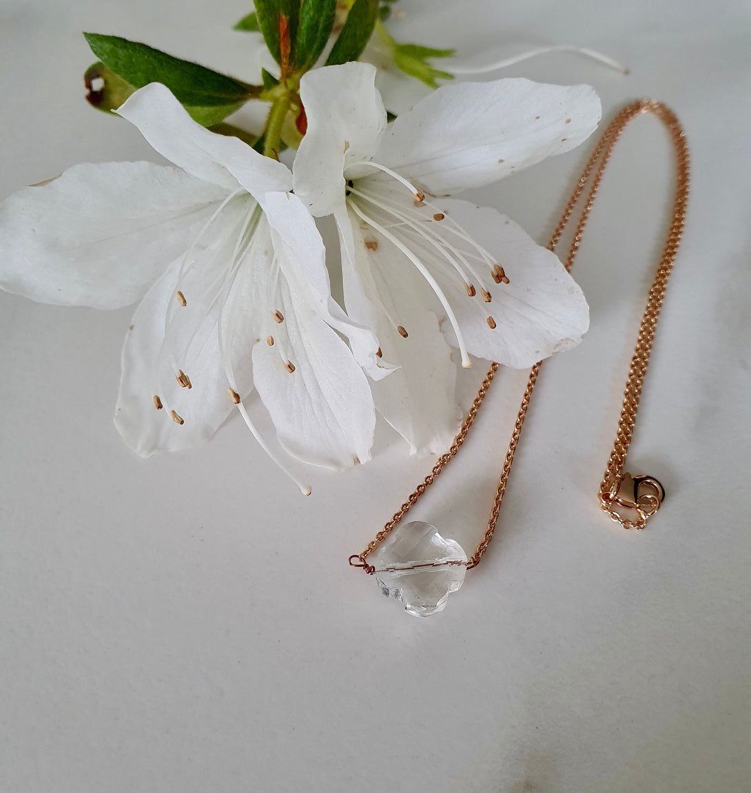 Austrian Crystal Clover Necklace, Inspirational, Lucky Jewellery