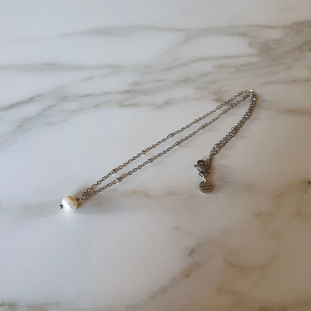 Dainty Pearl Necklace, Symbolic June Birthstone Jewellery