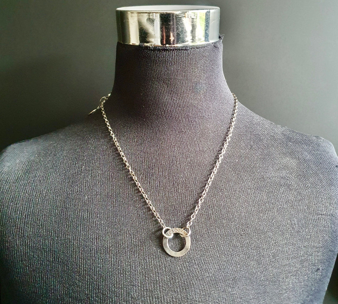 Vintage Italian Sterling Silver Necklace, Unisex Jewellery