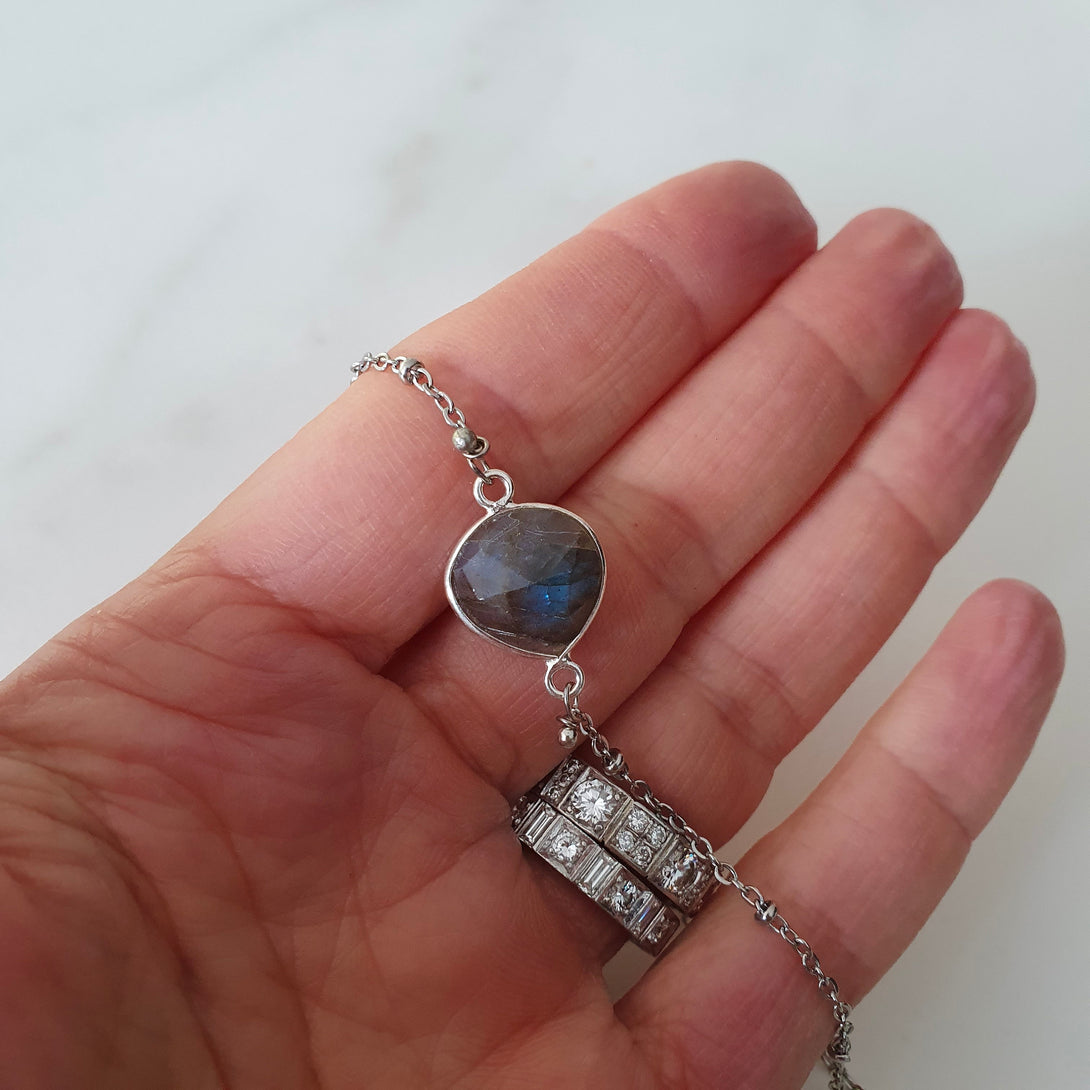 Labradorite Pendant Necklace, Protective, Spiritual, Chakra Jewellery