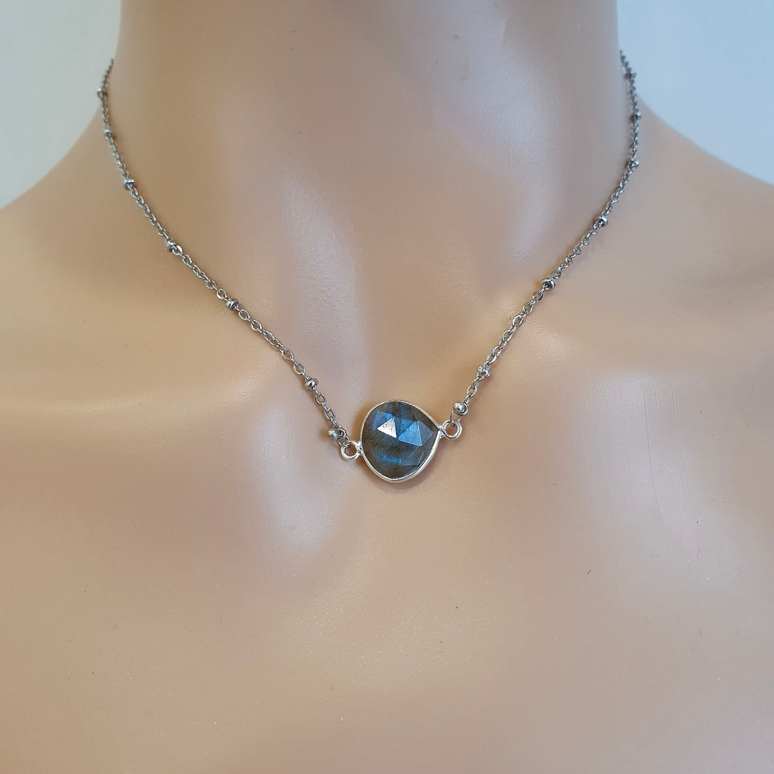 Labradorite Pendant Necklace, Protective, Spiritual, Chakra Jewellery