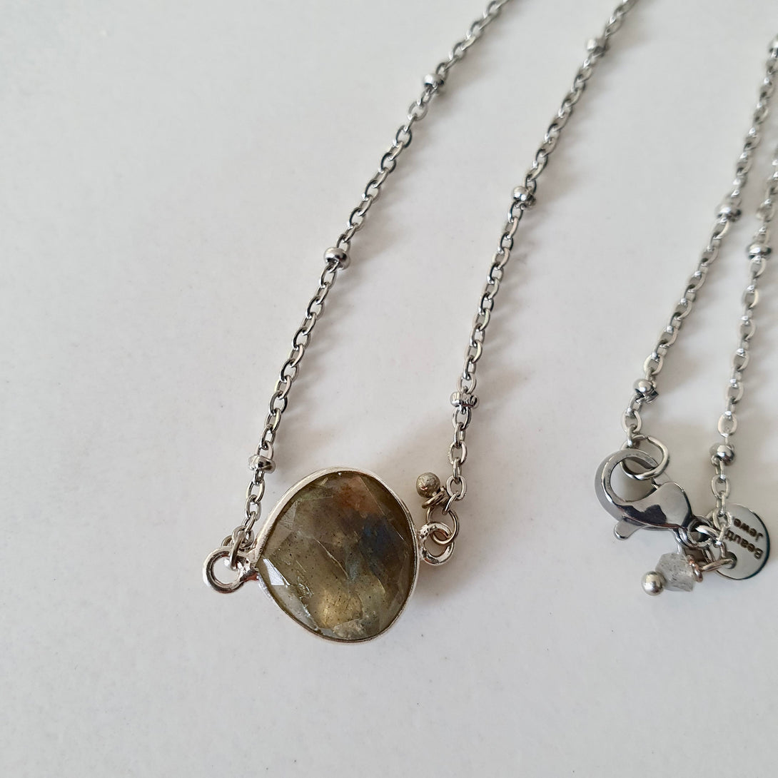 Labradorite Pendant Necklace, Protective, Spiritual, Chakra Jewellery