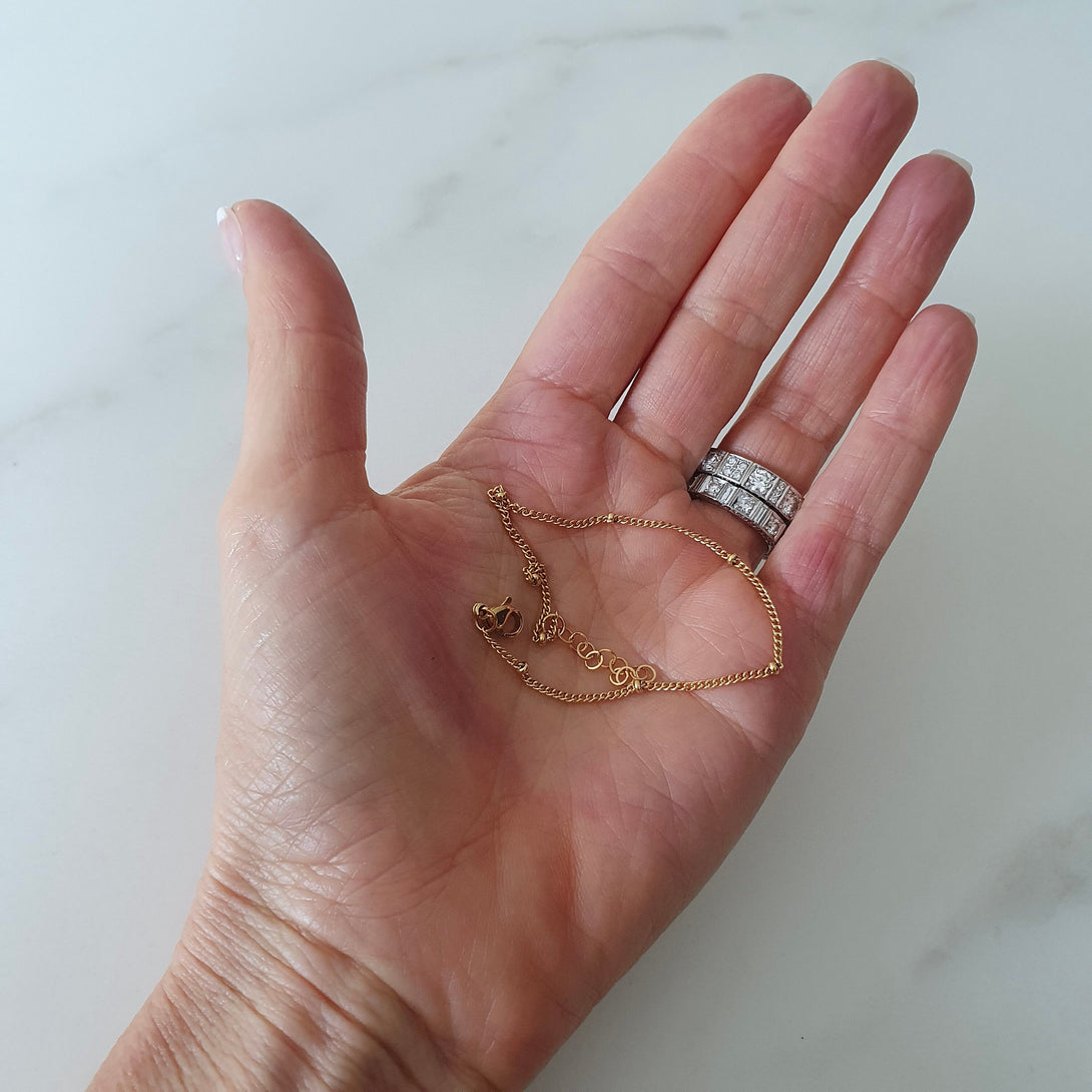 Minimalist Gold Satellite Chain Bracelet