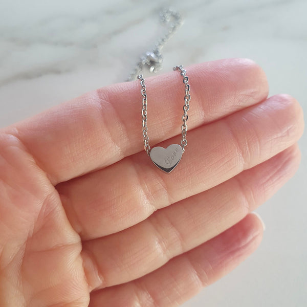 Minimalist Heart Necklace, Symbolic Gifts Of Love