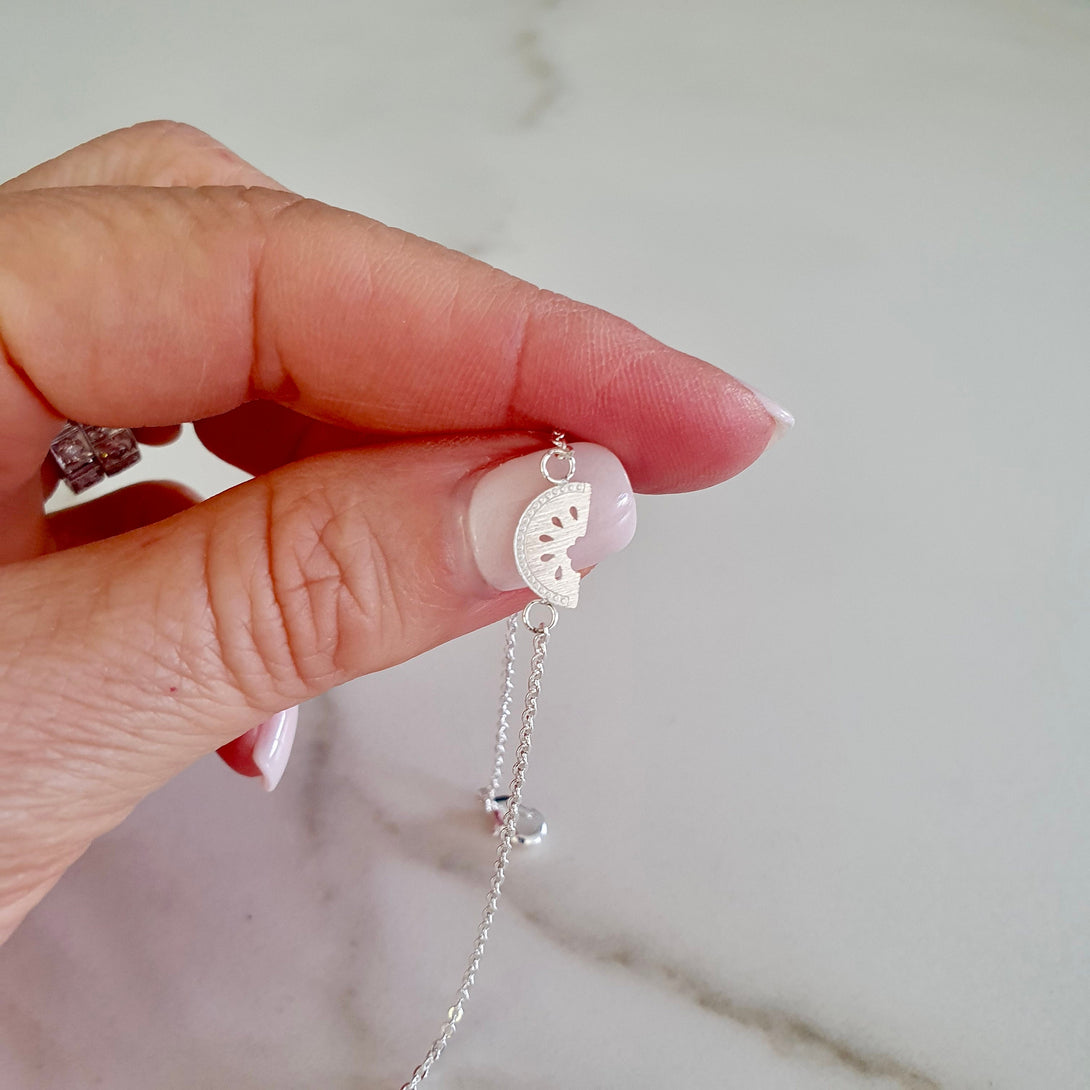 Dainty Watermelon Bracelet Or Anklet, Symbols Of Fertility