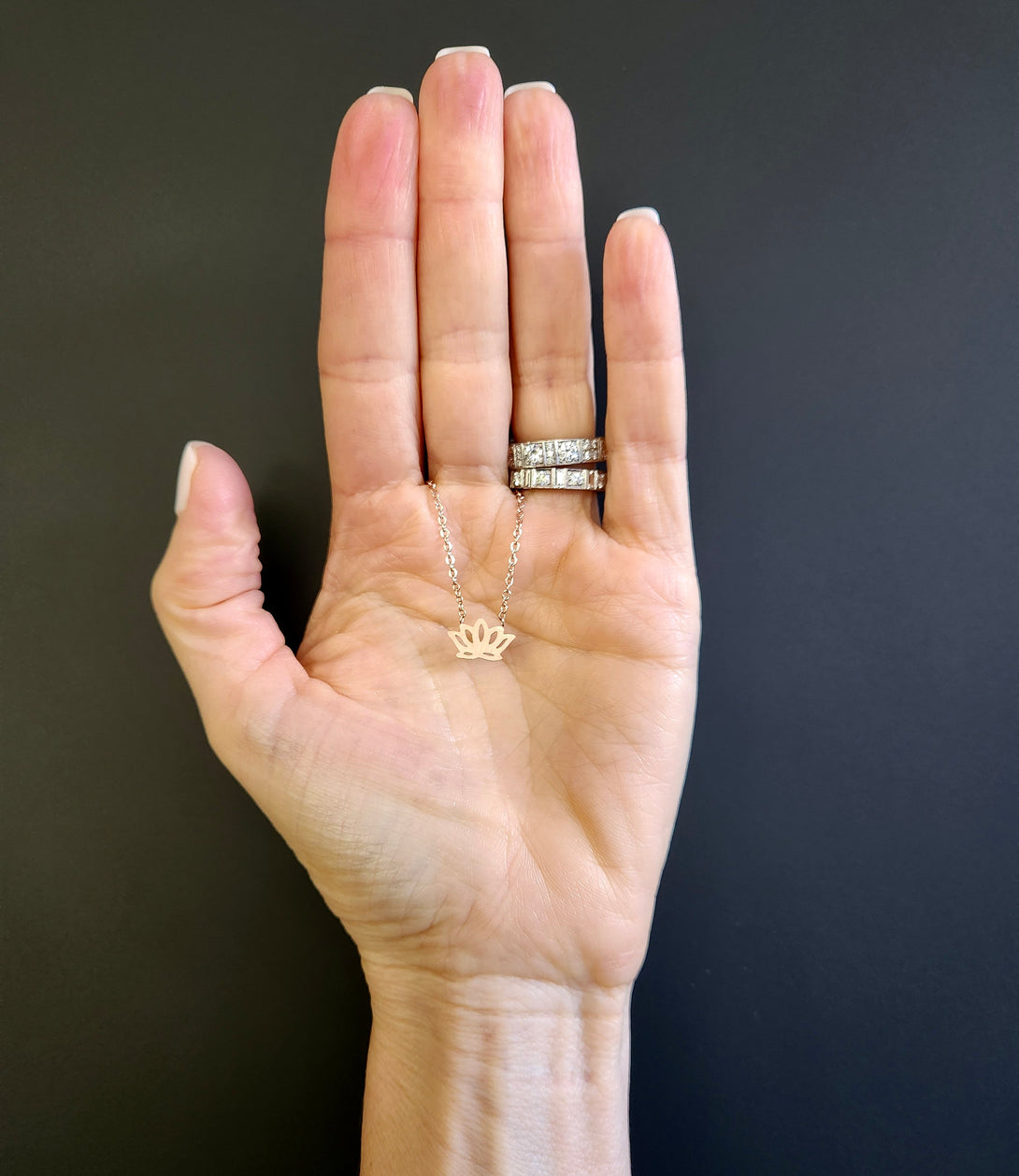 The Lotus Flower Necklace, Symbolic Jewellery In Rose Gold